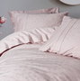 L'essentiel linge de maison Jana - Powder Juego de funda de edredón doble de satén